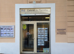 Devanture du Cabinet de Pierrefeu